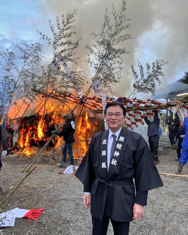 舟橋左義長火祭り2