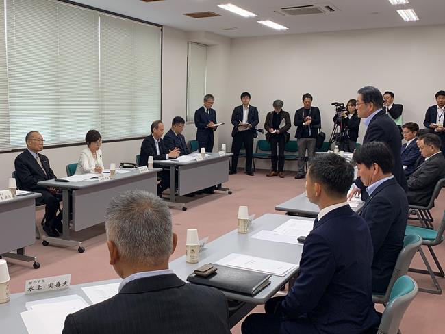 県選出国会議員への北陸新幹線要望説明