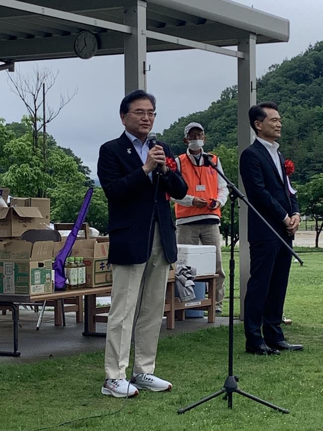 北信越マレットゴルフ選手権大会 開会式