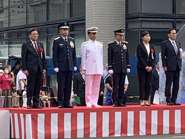 陸・海・空自衛隊 福井市中パレード