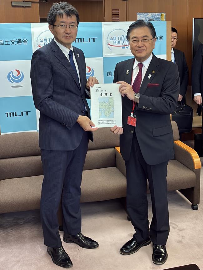 近畿直轄治水事業三団体合同要望活動