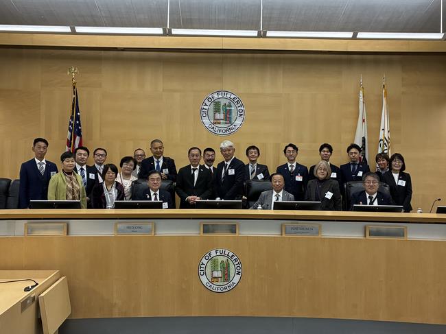 フラトン市姉妹都市提携35周年記念訪問1