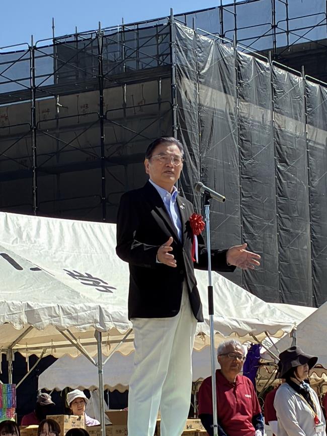 第80回記念大会啓蒙区民体育祭 開会式の写真