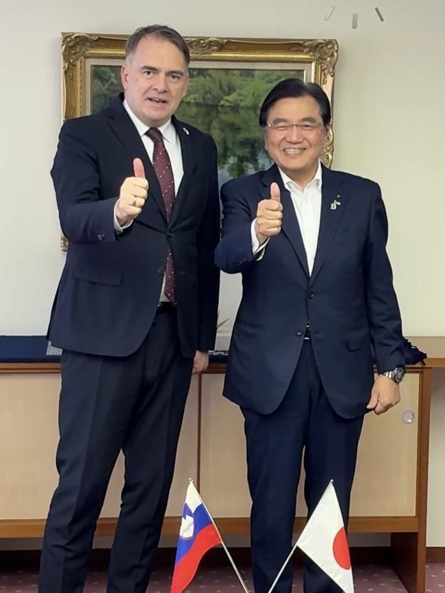 駐日スロベニア共和国特命全権大使 ご来訪の写真