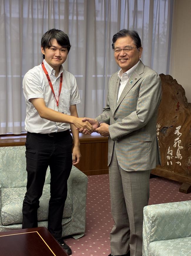 福井市国際文化交流大使(FCA)離任式の写真