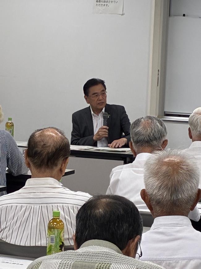 福井市老人クラブ連合会「市長と語る会」の写真