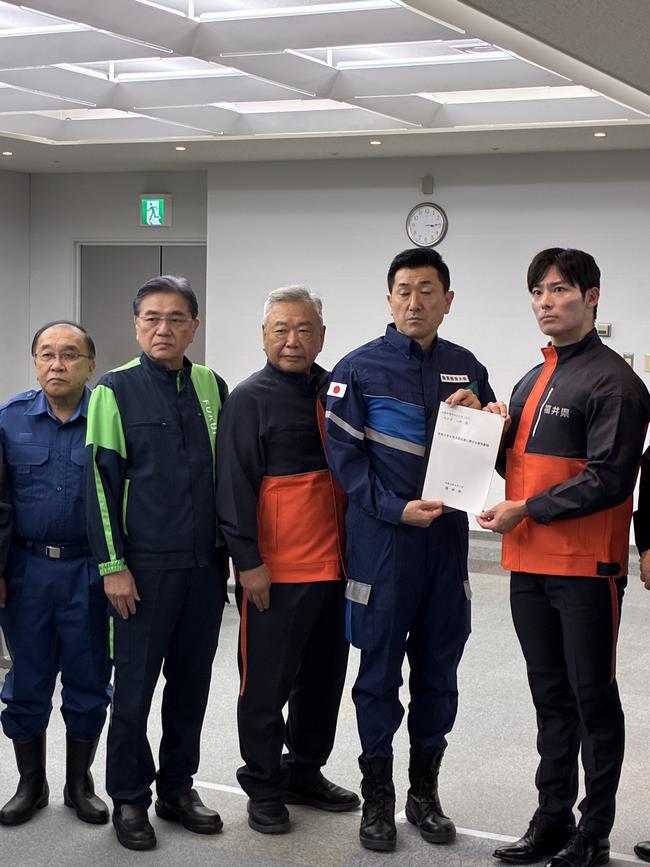 内閣府特命担当大臣(防災)への要望の写真