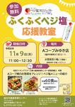 ベジ塩応援教室チラシ