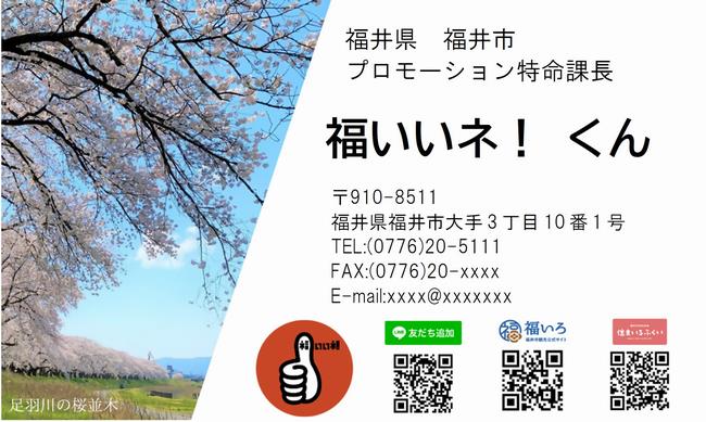 足羽川の桜並木