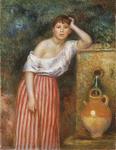 ピエール=オーギュスト・ルノワール「泉のそばの少女」1887年