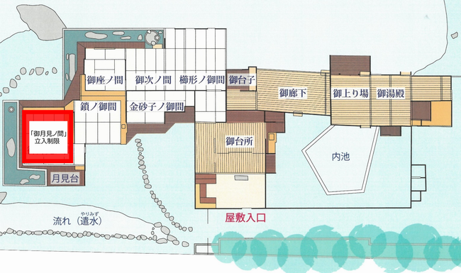 立ち入り制限箇所図