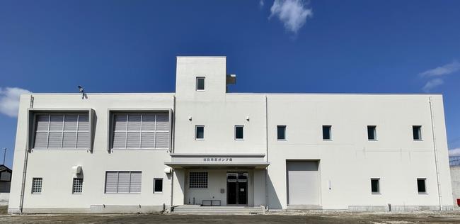 加茂河原ポンプ場外観