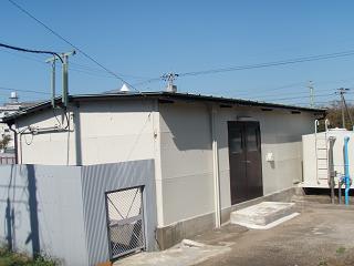 福町雨水ポンプ場外観