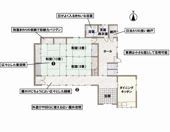 既存平面図(1階)
