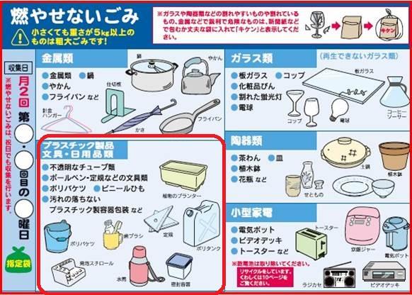 燃やせないごみの分別徹底のお願い 福井市ホームページ