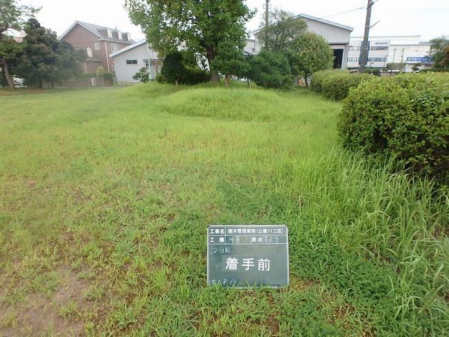 公園の除草の実施前