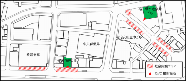 人流調査位置図