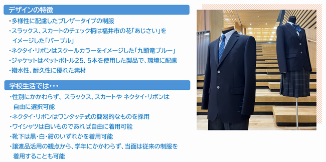 九頭竜中学校制服