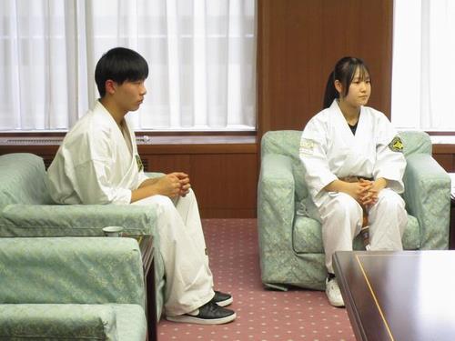 小林選手、嶋田選手