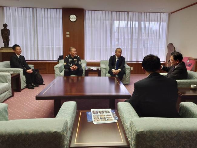 市長訪問の様子1
