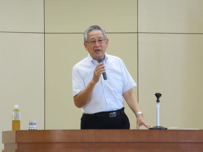 森田支部講演会講師の写真