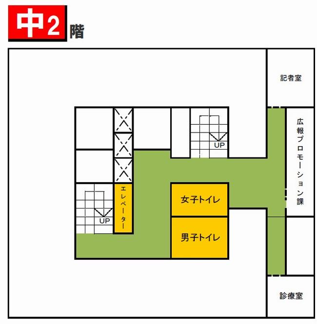 本館中2階フロア