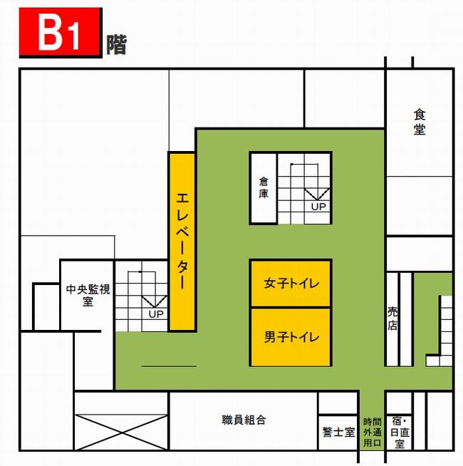 本館地下1階フロア