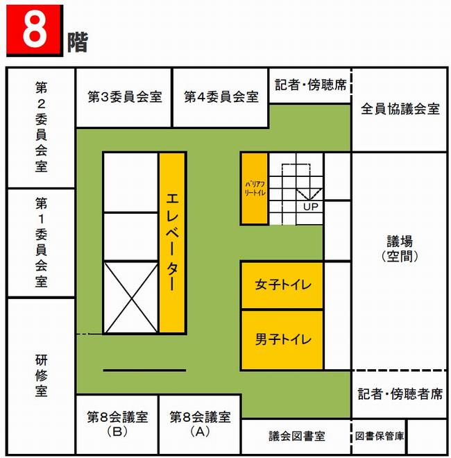 本館8階フロア